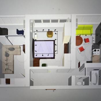 Сдается 2-х комнатная квартира, 53 м²