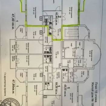 Продается 2-х комнатная квартира, 79,6 м²