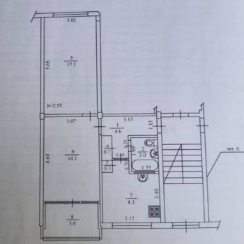 Продается 2-х комнатная квартира, 48 м²