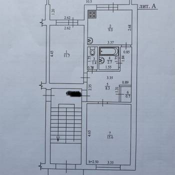 Продается 2-х комнатная квартира, 60 м²