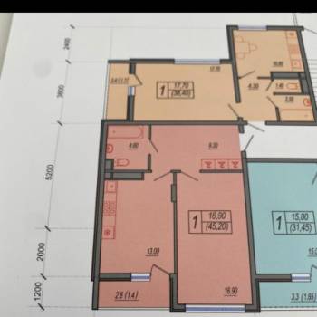 Сдается 1-комнатная квартира, 45 м²