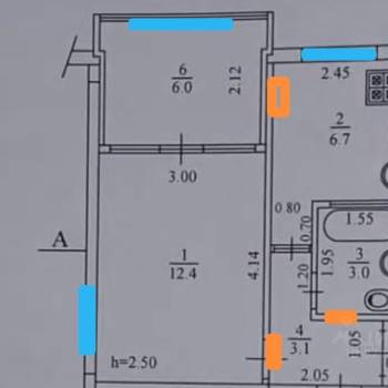 Продается 1-комнатная квартира, 30,9 м²