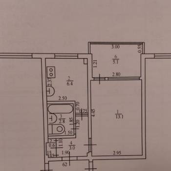 Продается 1-комнатная квартира, 30 м²