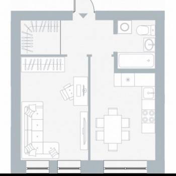 Продается 1-комнатная квартира, 36 м²