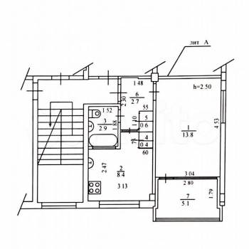Продается 1-комнатная квартира, 34 м²