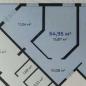 Сдается 2-х комнатная квартира, 55 м²