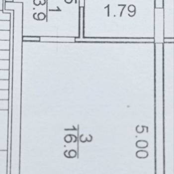 Продается 1-комнатная квартира, 24,9 м²