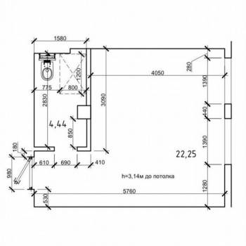 Продается 1-комнатная квартира, 30 м²