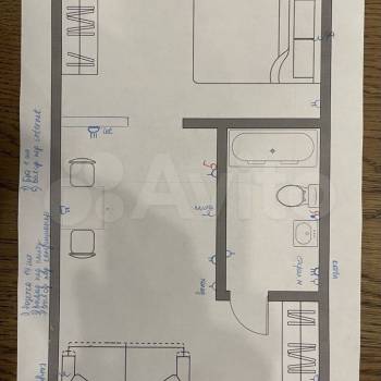 Сдается 2-х комнатная квартира, 30 м²