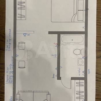 Сдается 2-х комнатная квартира, 30 м²