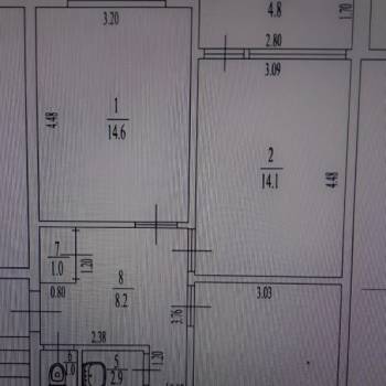 Продается 3-х комнатная квартира, 67,3 м²