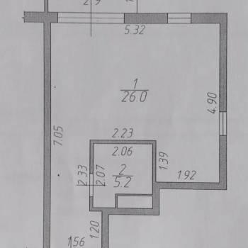 Продается 1-комнатная квартира, 34,2 м²