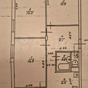 Сдается Многокомнатная квартира, 69,7 м²