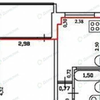 Сдается 1-комнатная квартира, 32 м²