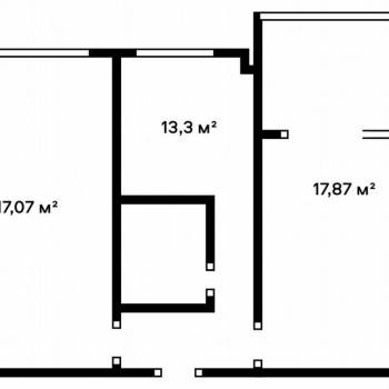 Продается 2-х комнатная квартира, 50 м²