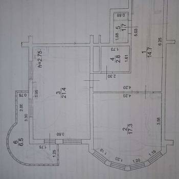 Продается 2-х комнатная квартира, 64 м²