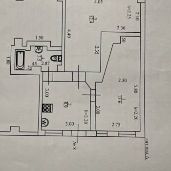 Продается 2-х комнатная квартира, 38 м²