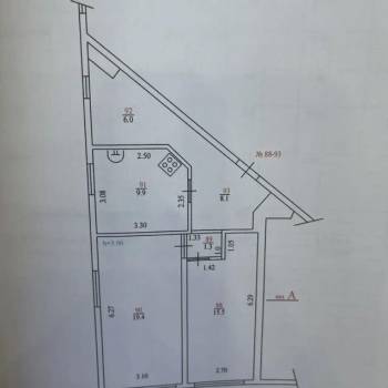 Продается 2-х комнатная квартира, 60,3 м²