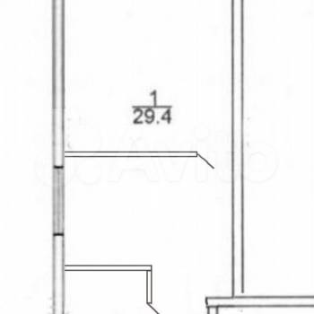 Сдается 1-комнатная квартира, 29,6 м²