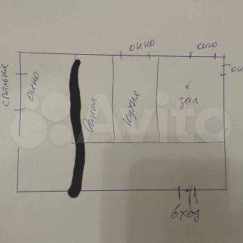 Сдается 2-х комнатная квартира, 44 м²