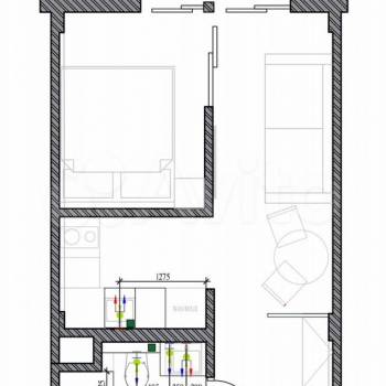 Сдается 1-комнатная квартира, 35 м²
