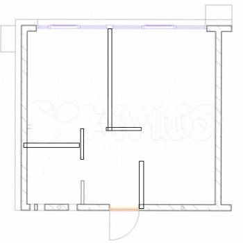 Продается 2-х комнатная квартира, 36,1 м²