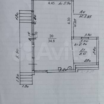 Сдается Нежилое помещение, 42,8 м²