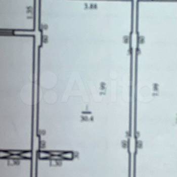 Продается 1-комнатная квартира, 30,4 м²