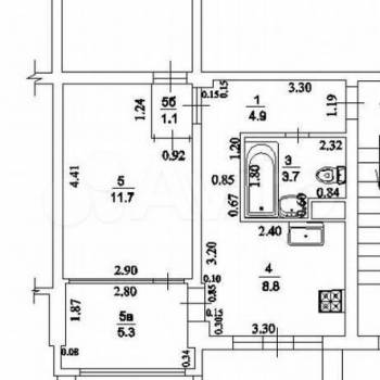 Продается Многокомнатная квартира, 75 м²