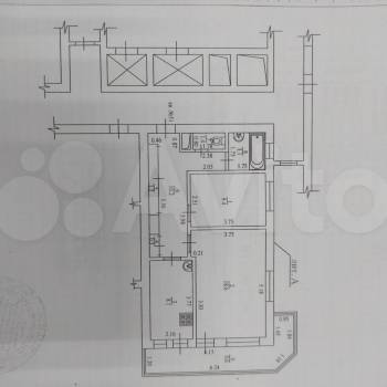 Продается 2-х комнатная квартира, 64 м²
