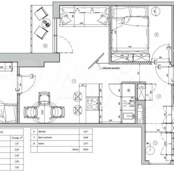 Сдается 2-х комнатная квартира, 51 м²