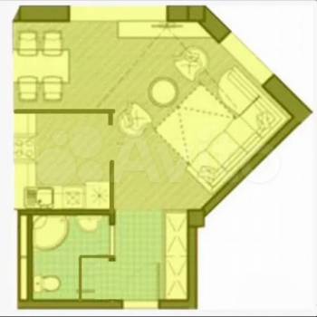 Продается 1-комнатная квартира, 33,5 м²