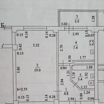 Продается 1-комнатная квартира, 39,6 м²