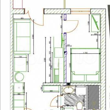 Сдается 1-комнатная квартира, 30,5 м²