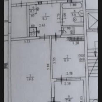Продается 1-комнатная квартира, 46 м²