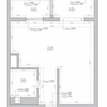 Продается 1-комнатная квартира, 46,2 м²