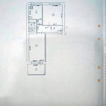 Продается 2-х комнатная квартира, 59 м²