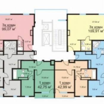 Продается 3-х комнатная квартира, 98 м²