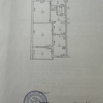 Продается 2-х комнатная квартира, 62 м²