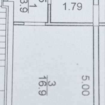 Продается 1-комнатная квартира, 24,9 м²