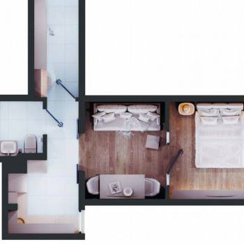 Продается 1-комнатная квартира, 35,9 м²