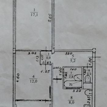 Продается 2-х комнатная квартира, 50 м²