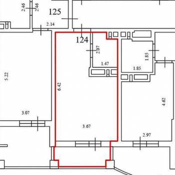 Продается 1-комнатная квартира, 28,1 м²