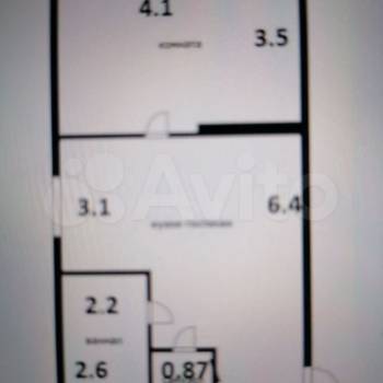 Продается 1-комнатная квартира, 36,7 м²