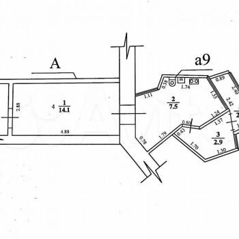 Продается 1-комнатная квартира, 28 м²