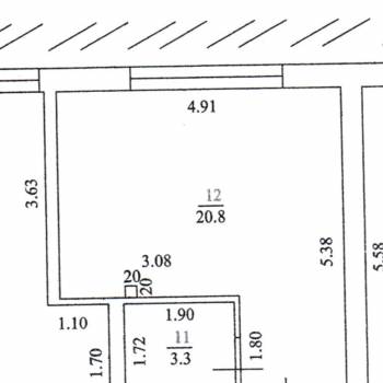 Продается 1-комнатная квартира, 24 м²