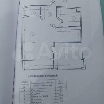 Продается 1-комнатная квартира, 41,5 м²