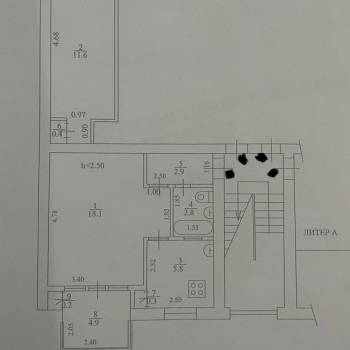 Продается 2-х комнатная квартира, 47 м²