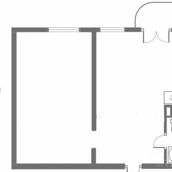 Продается 1-комнатная квартира, 49 м²