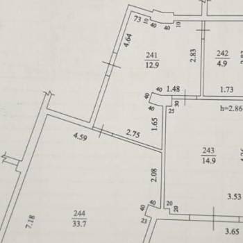 Продается 2-х комнатная квартира, 82 м²